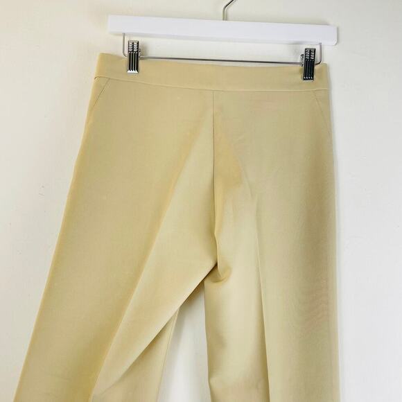 Sandro Womens Beige Tapered Trousers straight leg embroidered design Size S NWOT - Picture 10 of 10